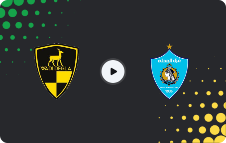 Where to watch Wadi Degla — Ghazl El Mehalla, Premier League, 22.01.2026