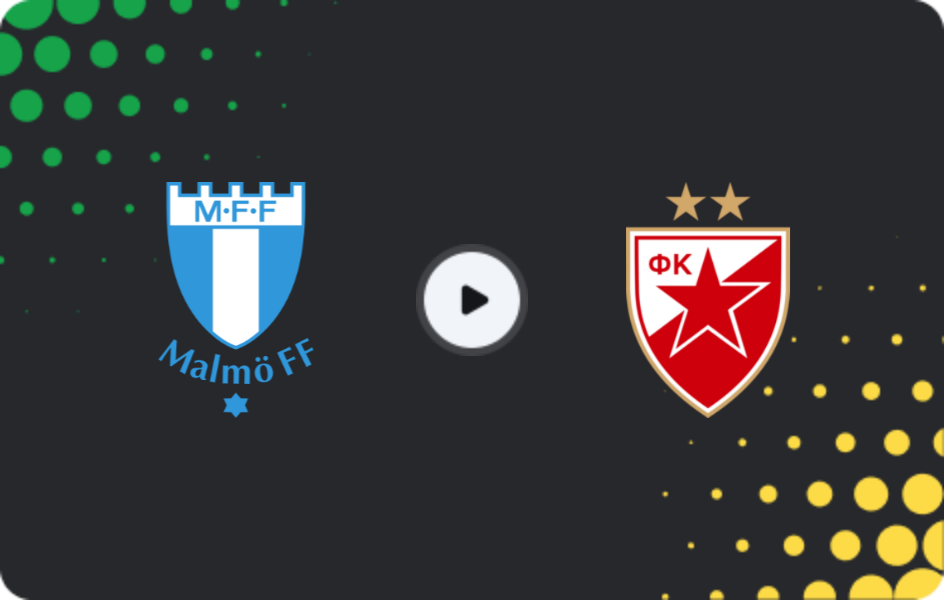 Where to watch Malmo — Crvena Zvezda, Europa League, 22.01.2026