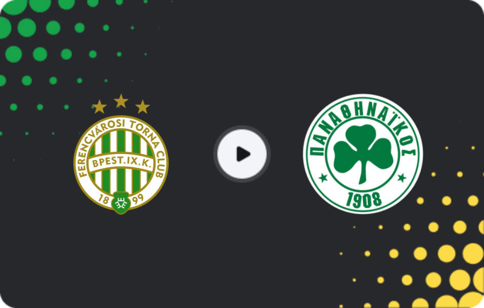 Where to watch Ferencvaros — Panathinaikos, Europa League, 22.01.2026