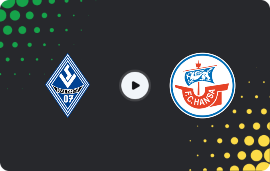 Where to watch Waldhof Mannheim — Hansa Rostock, 3. Liga, 25.01.2026