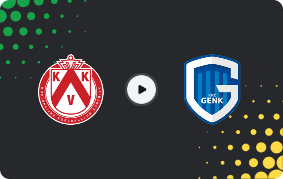 Where to watch Kortrijk — KRC Genk II, Challenger Pro League, 24.01.2026
