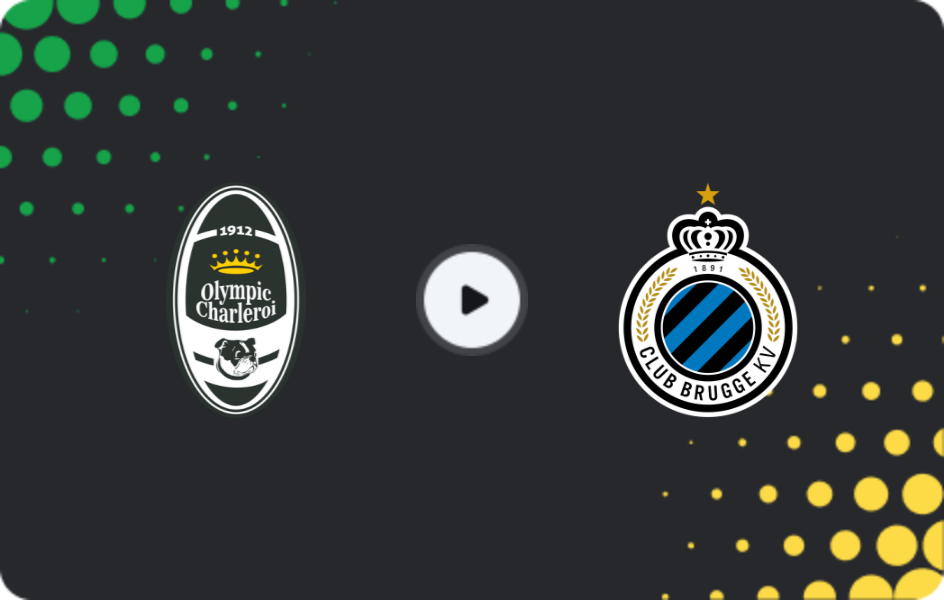 Where to watch Olympic Charleroi — Brugge II, Challenger Pro League, 24.01.2026