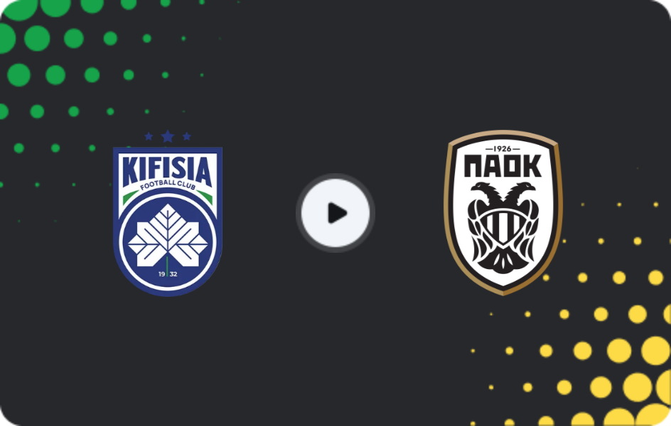 Where to watch Kifisia — PAOK, Super League, 24.01.2026