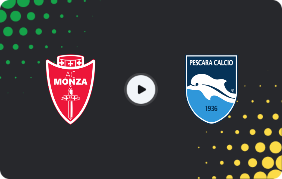 Where to watch Monza — Pescara, Serie B, 24.01.2026