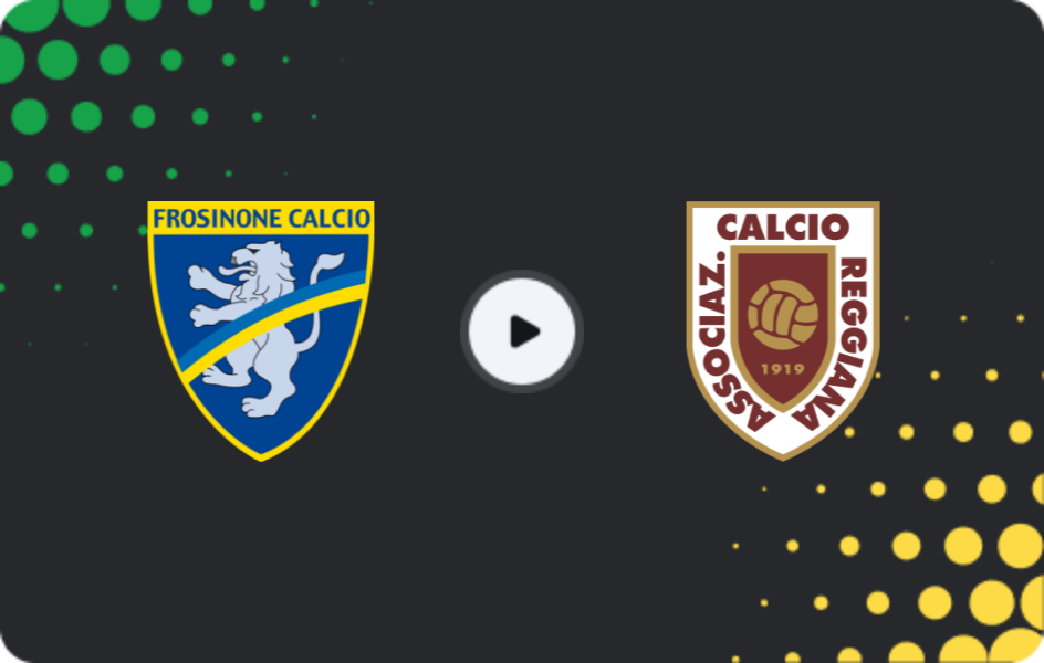 Where to watch Frosinone — Reggiana, Serie B, 24.01.2026