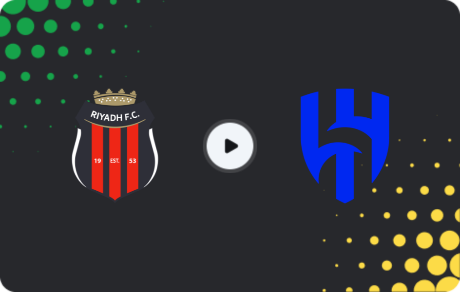 Where to watch Al Riyadh — Al-Hilal, Pro League, 25.01.2026