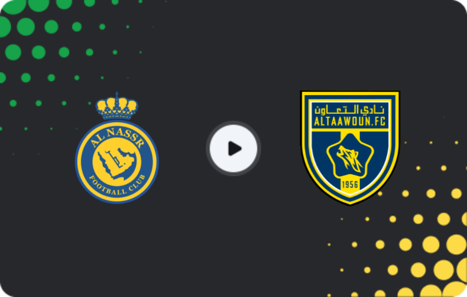 Where to watch Al Nassr — Al Taawon, Pro League, 26.01.2026