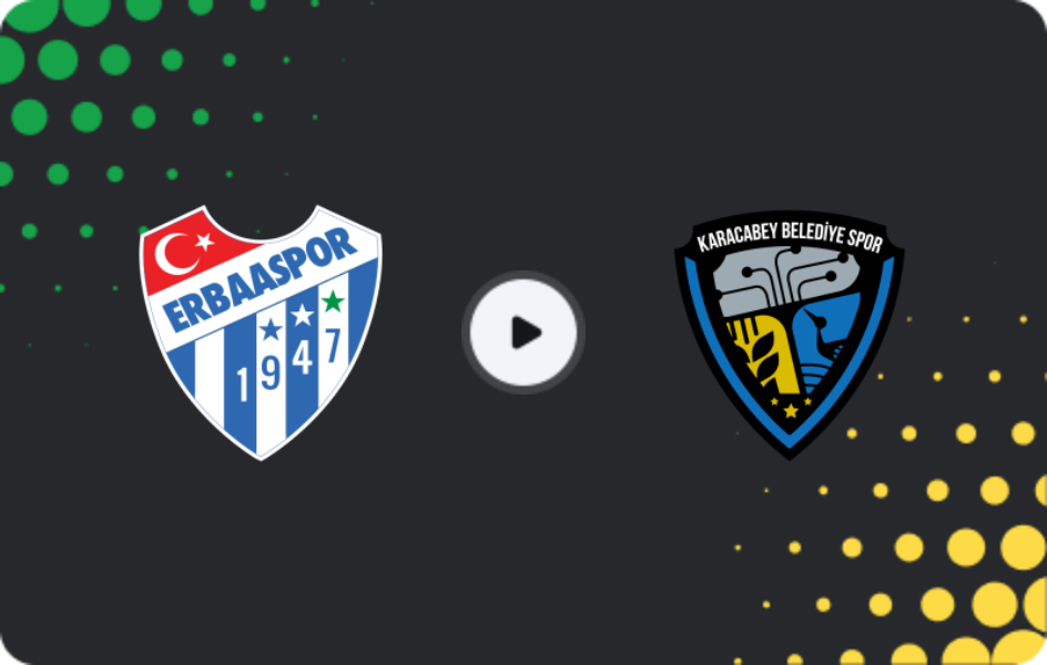 Where to watch Erbaaspor — Karacabey Belediyespor, 2. Lig, 24.01.2026