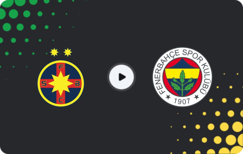 Where to watch FCSB — Fenerbahce, Europa League, 29.01.2026