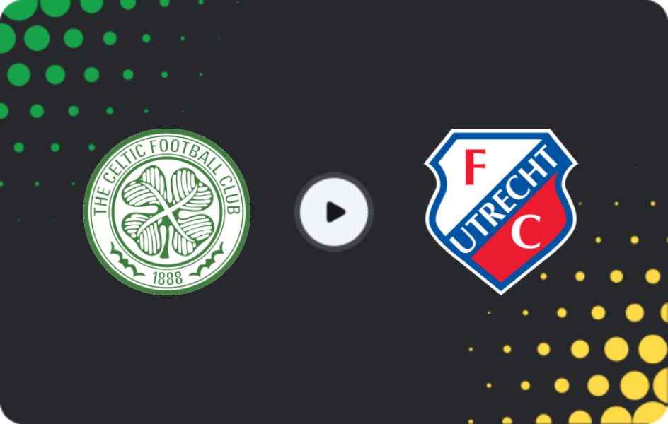 Where to watch Celtic — Utrecht, Europa League, 29.01.2026