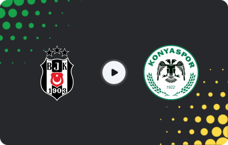 Where to watch Besiktas — Konyaspor, Süper Lig, 01.02.2026
