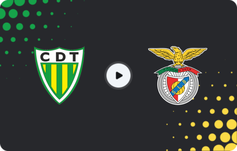 Where to watch Tondela — Benfica, Primeira Liga, 01.02.2026
