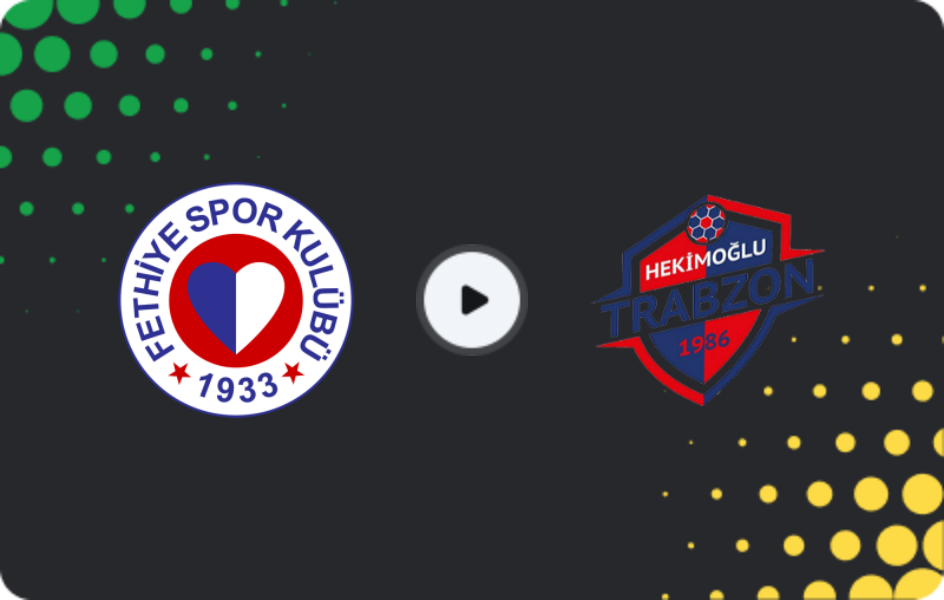 Where to watch Fethiyespor — Hekimoğlu Trabzon, 2. Lig, 31.01.2026
