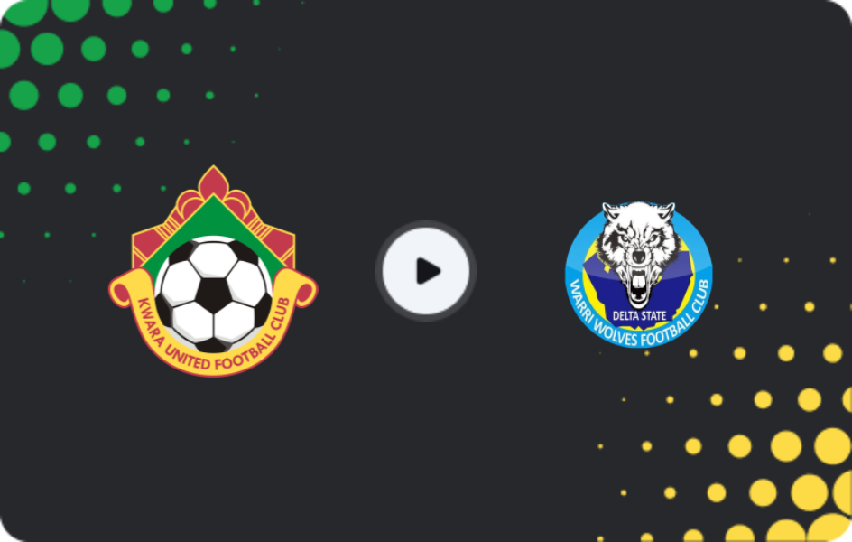 Where to watch Kwara United — Warri Wolves, NPFL, 01.02.2026