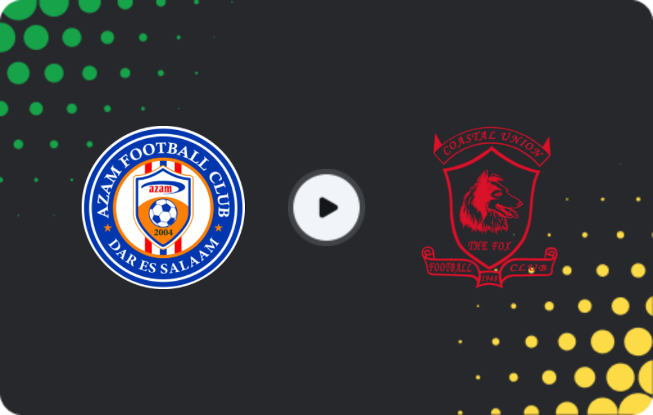 Where to watch Azam — Coastal Union, Ligi kuu Bara, 03.02.2026