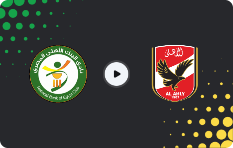Where to watch National Bank of Egypt — Al Ahly, Premier League, 03.02.2026