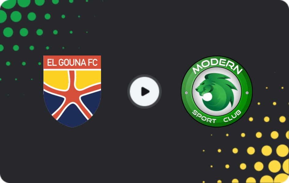 Where to watch El Gouna FC — Modern Sport, Premier League, 06.02.2026