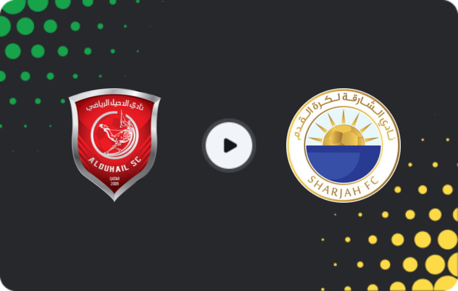 Where to watch Al-Duhail — Sharjah, AFC Champions League, 09.02.2026