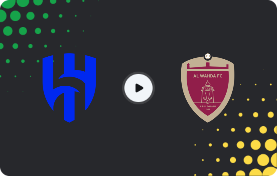 Where to watch Al-Hilal — Al Wahda FC, AFC Champions League, 16.02.2026