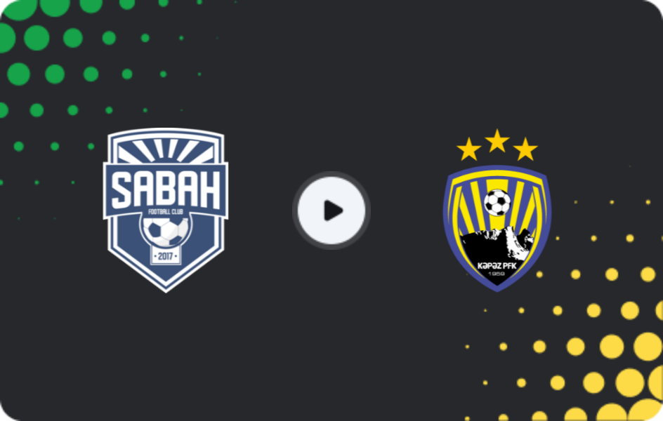 Where to watch Sabah — Kapaz, Premyer Liqa, 21.02.2026