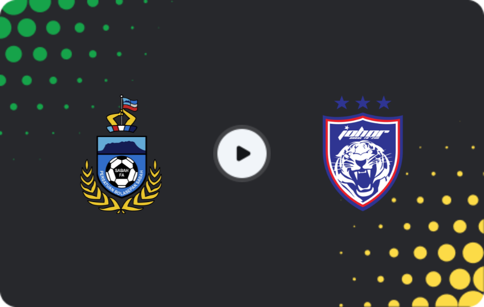 Where to watch Sabah FK — Johor Darul Takzim, Super League, 22.02.2026