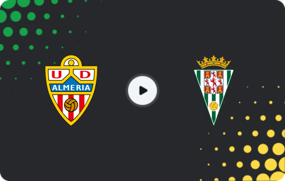 Where to watch Almeria — Cordoba, Segunda, 22.02.2026