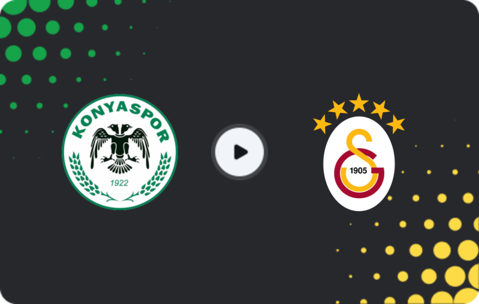 Where to watch Konyaspor — Galatasaray, Süper Lig, 22.02.2026