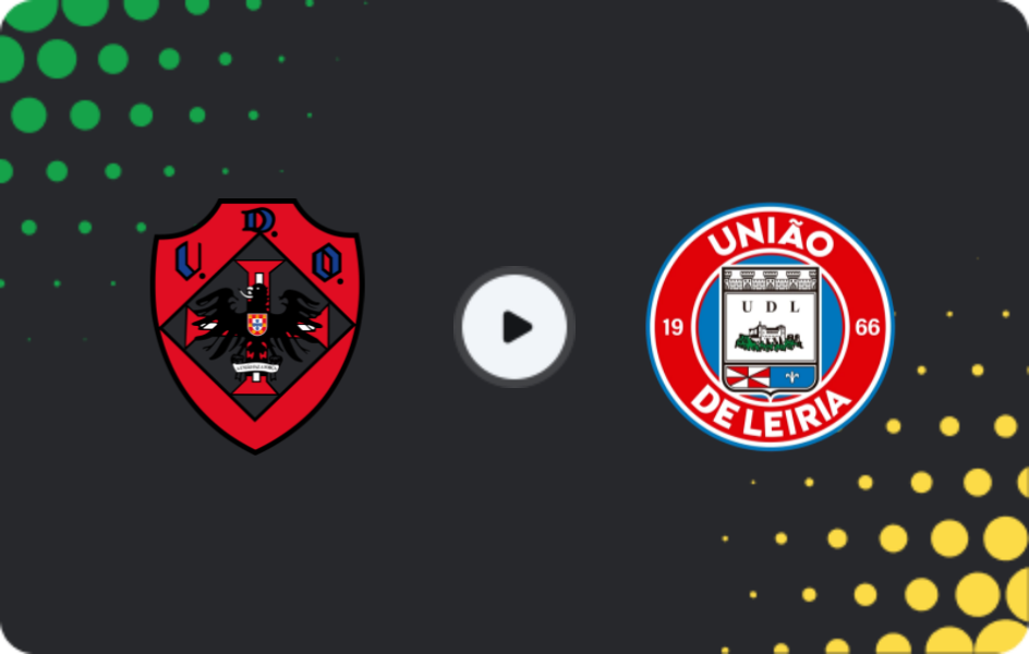 Where to watch Oliveirense — União de Leiria, Segunda Liga, 22.02.2026