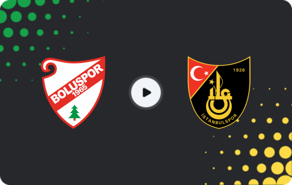 Where to watch Boluspor — İstanbulspor, TFF First League, 22.02.2026