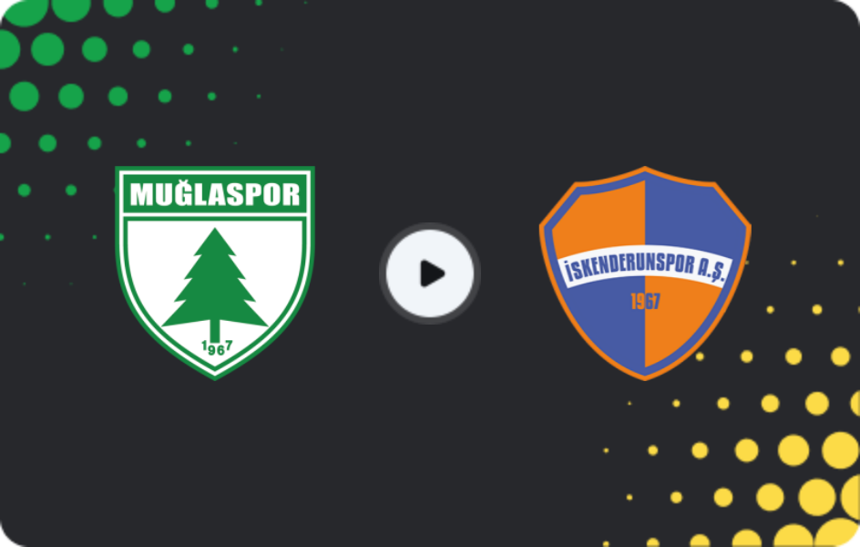 Where to watch Muğlaspor — İskenderun A.Ş., 2. Lig, 22.02.2026