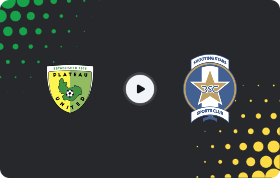 Where to watch Plateau United — Shooting Stars, NPFL, 22.02.2026
