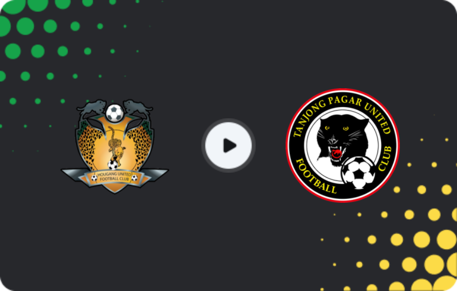 Where to watch Hougang United — Tanjong Pagar, Premier League, 23.02.2026