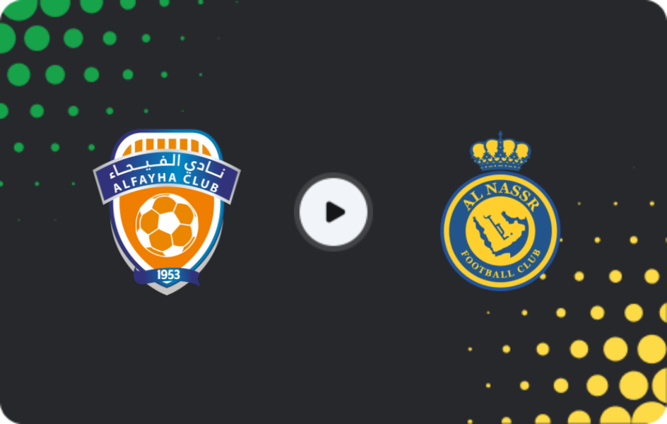Where to watch Al Fayha — Al Nassr, Pro League, 26.02.2026