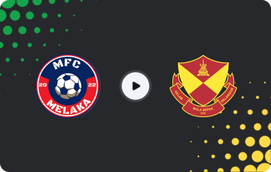Where to watch Melaka FC — Selangor FC, Super League, 28.02.2026