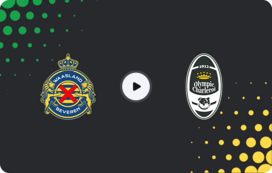 Where to watch Waasland-Beveren — Olympic Charleroi, Challenger Pro League, 28.02.2026