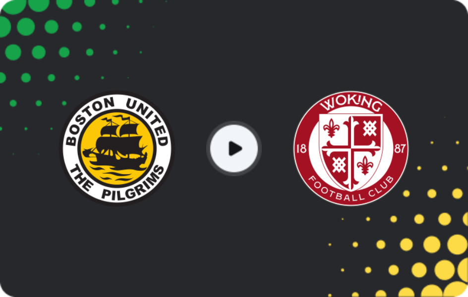 Where to watch Boston United — Woking, National League, 28.02.2026