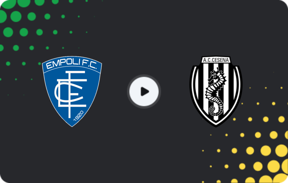 Where to watch Empoli — Cesena, Serie B, 28.02.2026