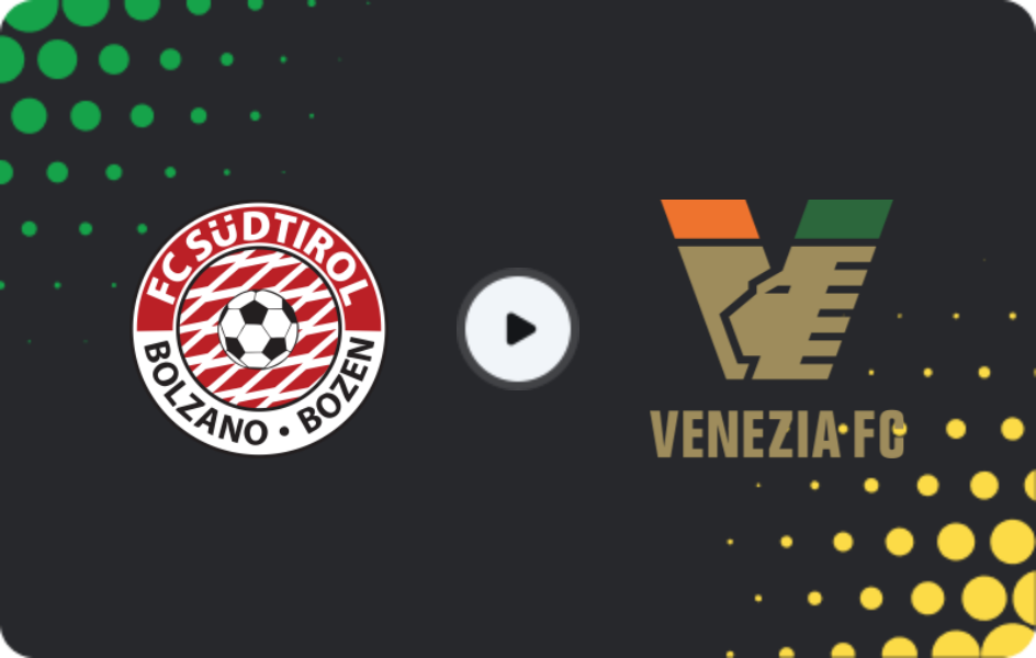 Where to watch Sudtirol — Venezia, Serie B, 28.02.2026
