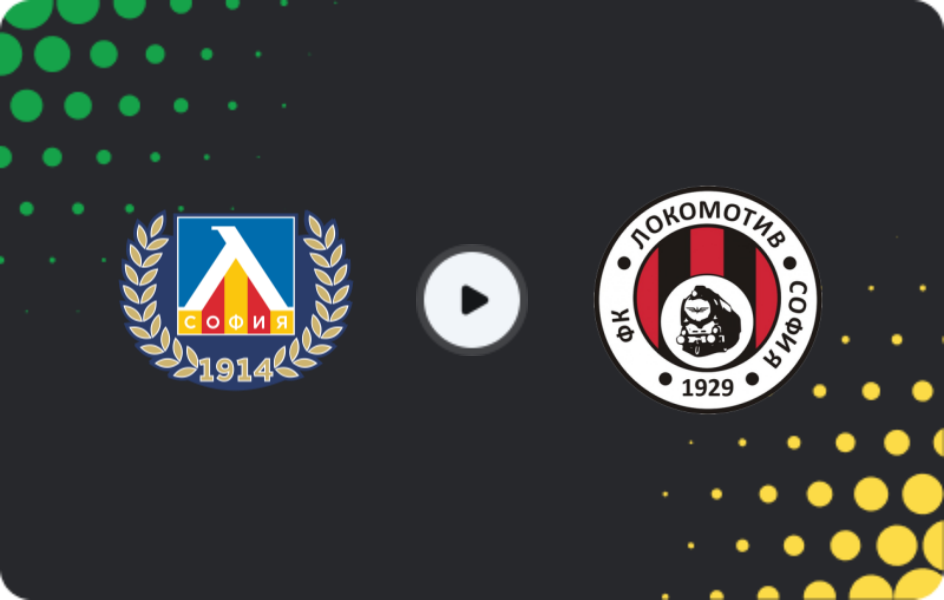 Where to watch Levski Sofia — Lokomotiv Sofia, First League, 28.02.2026