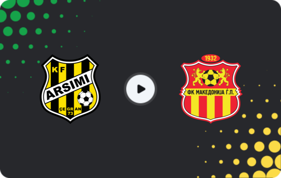Where to watch Arsimi — Makedonija GjP, First League, 01.03.2026