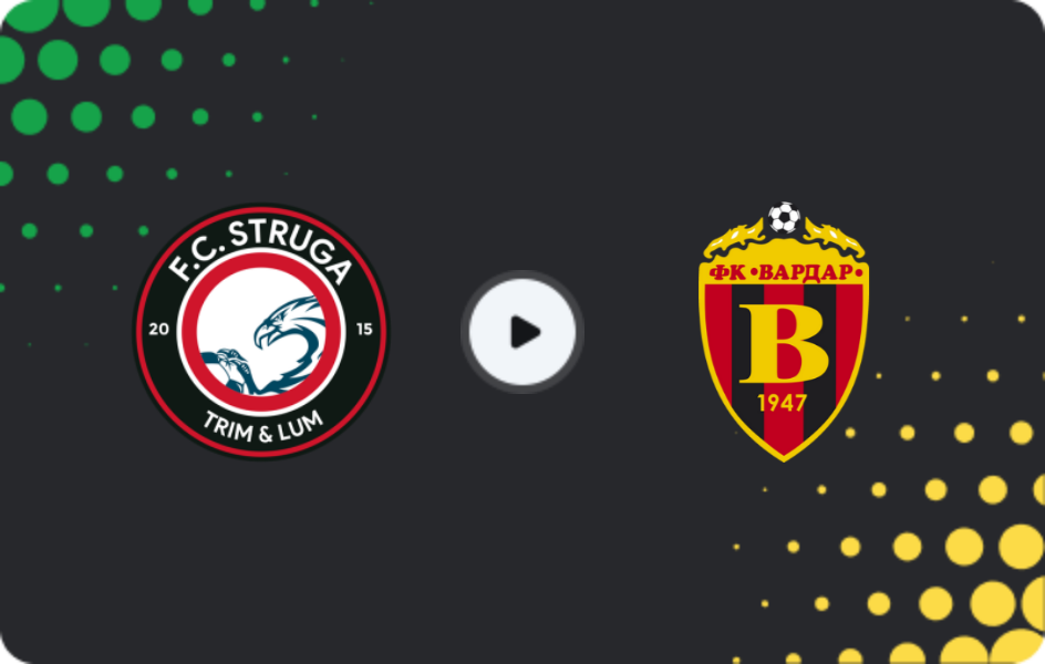 Where to watch Struga — Vardar Skopje, First League, 01.03.2026