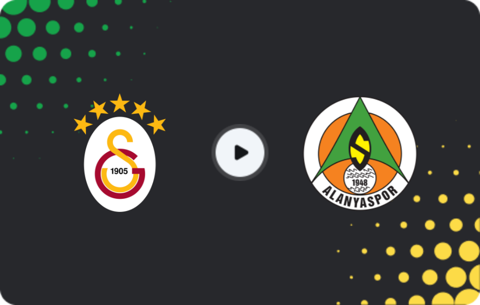 Where to watch Galatasaray — Alanyaspor, Süper Lig, 01.03.2026