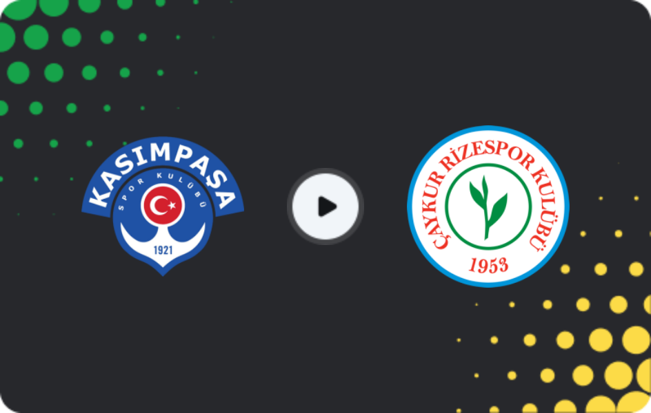 Where to watch Kasimpasa — Rizespor, Süper Lig, 01.03.2026