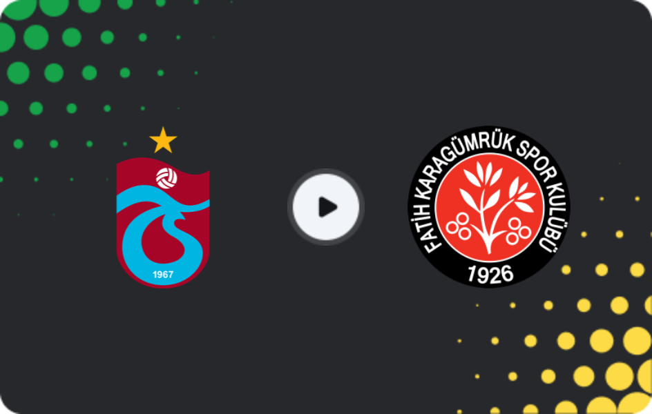 Where to watch Trabzonspor — Fatih Karagümrük, Süper Lig, 01.03.2026