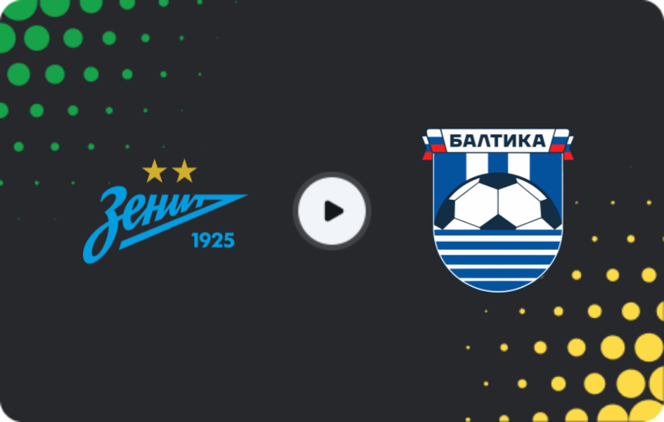 Where to watch Zenit — Baltika, Premier League, 28.02.2026