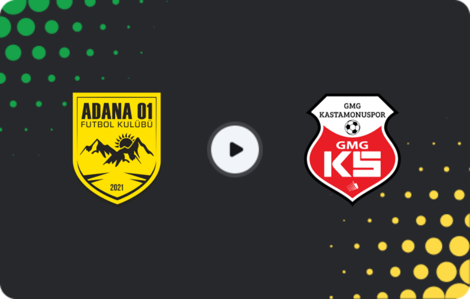 Where to watch Adana 01 FK — Kastamonuspor, 2. Lig, 01.03.2026