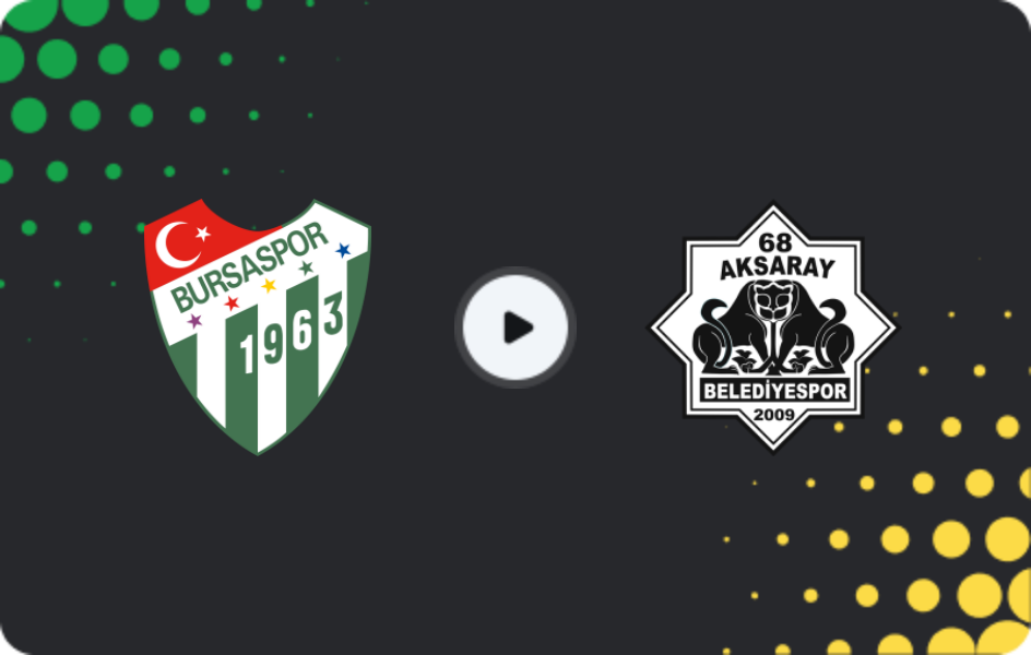 Where to watch Bursaspor — 68 Aksaray Belediyespor, 2. Lig, 01.03.2026