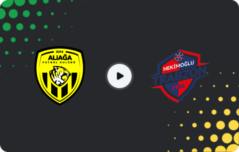 Where to watch Aliağa — Hekimoğlu Trabzon, 2. Lig, 01.03.2026