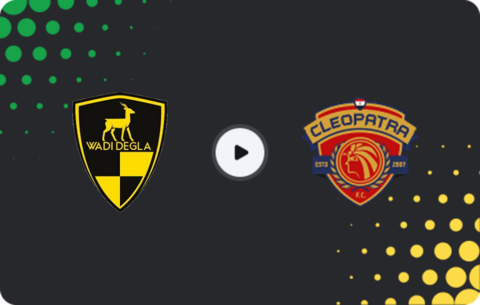 Where to watch Wadi Degla — Ceramica Cleopatra, Premier League, 02.03.2026