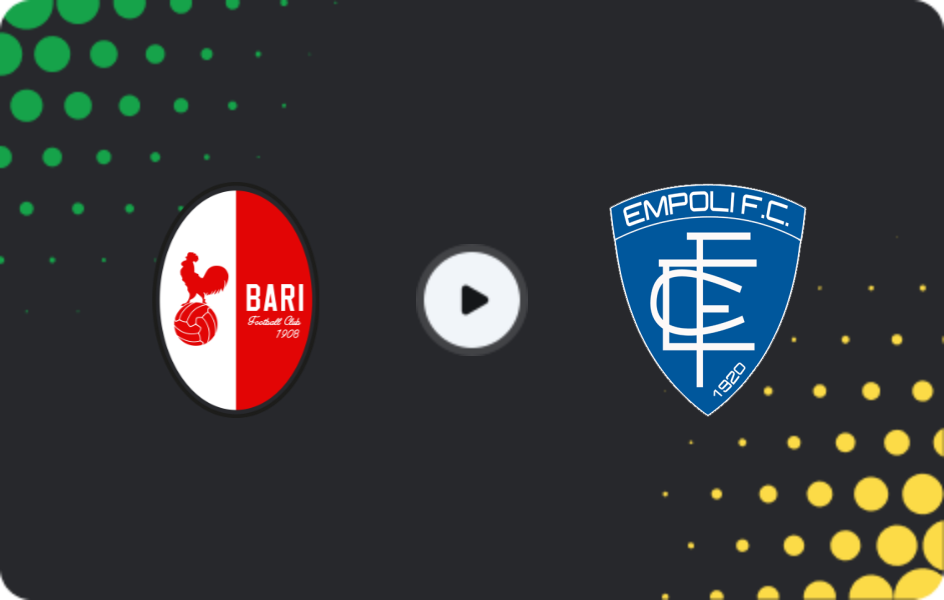 Where to watch Bari — Empoli, Serie B, 04.03.2026